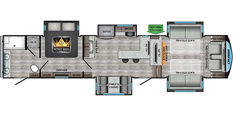 CrossRoads Cruiser CR3841FL floor plan