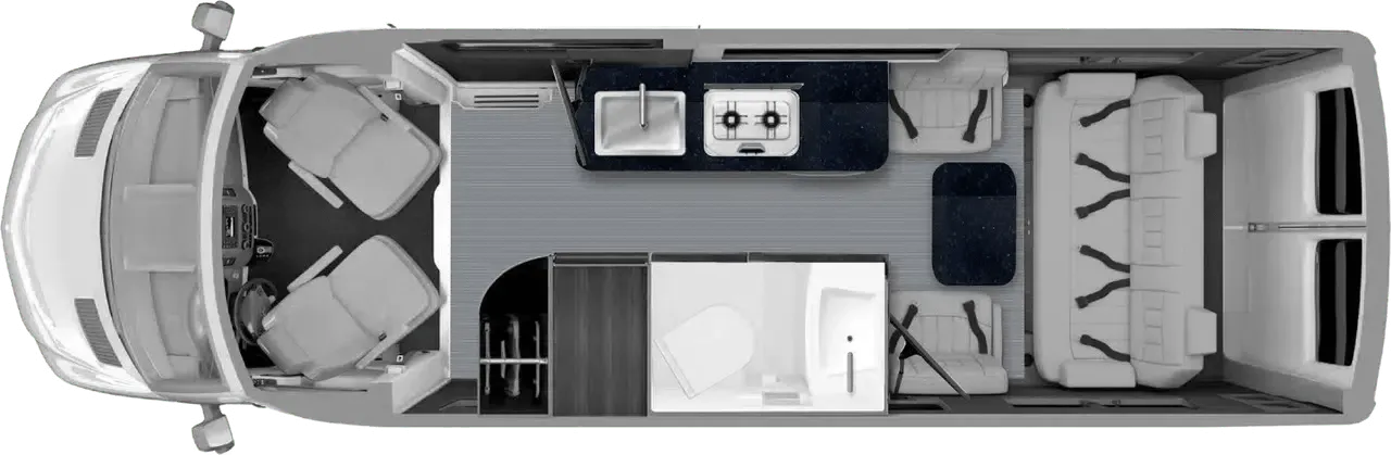 Grech RV Vacanza-ion 24 AWD floor plan