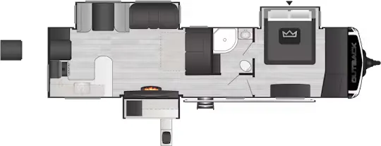 Keystone Outback 332ML floor plan