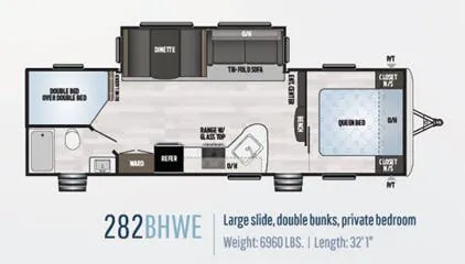 Keystone Springdale 282BHWE exterior
