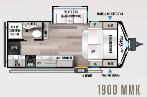 East to West Alta 1900MMK floor plan