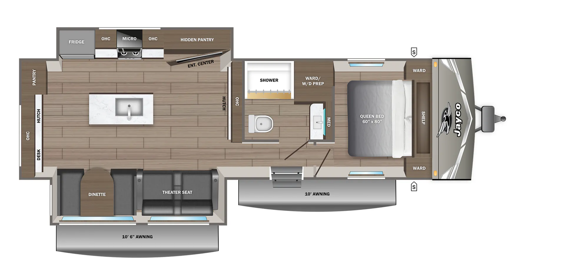 Jayco Jay Flight 270MKS floor plan