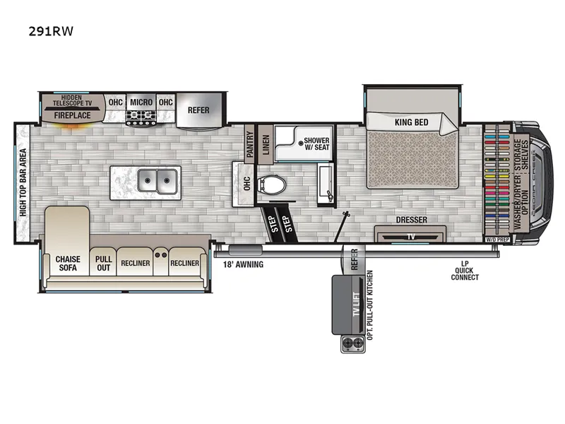 2022 Forest River Cedar Creek 291RW - Photo 3