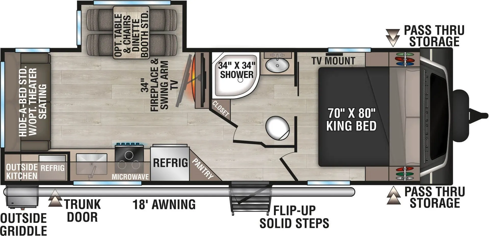 K-Z Connect C241RLK floor plan