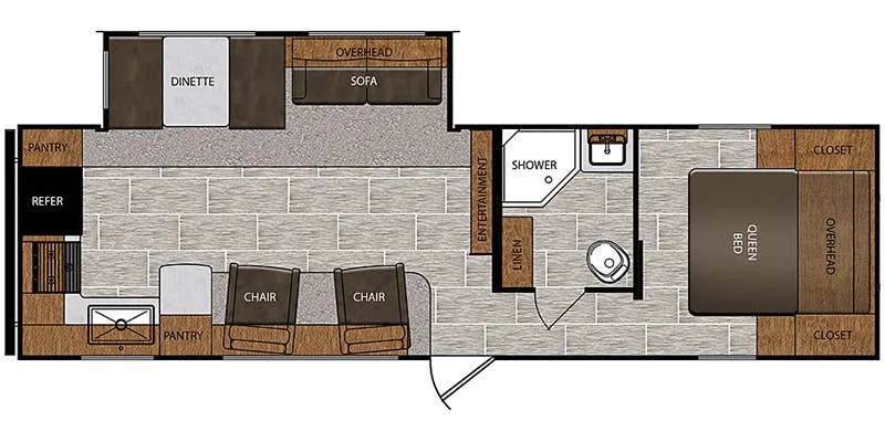 2022 Prime Time Avenger 27RKS floor plan