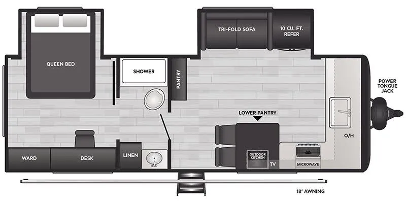 2025 Keystone Springdale East 241FK - Floor plan