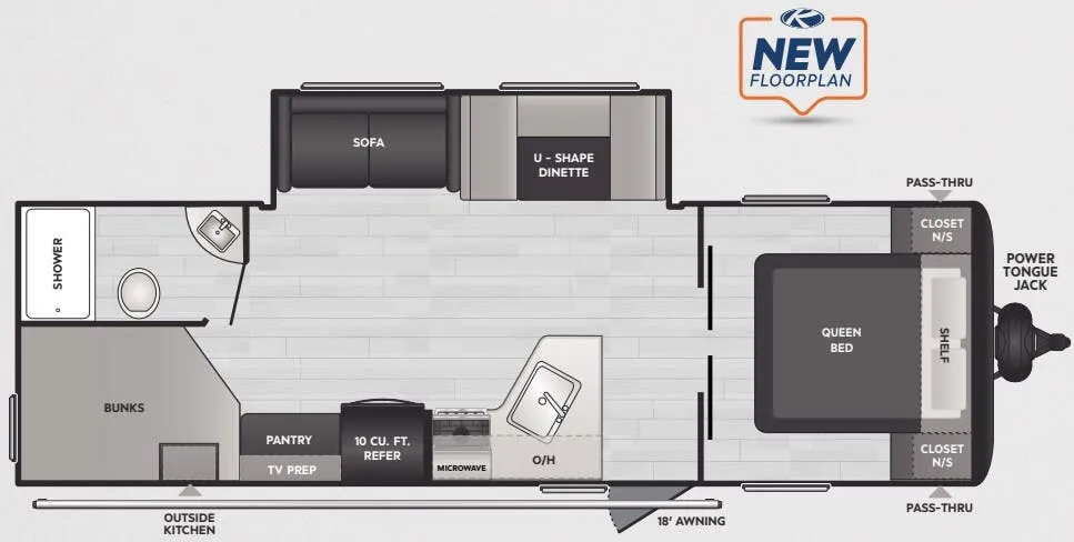 Keystone Springdale Classic 269DBC floor plan