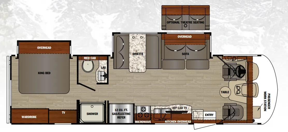 Forest River Georgetown 3 Series GT3 30X3 floor plan