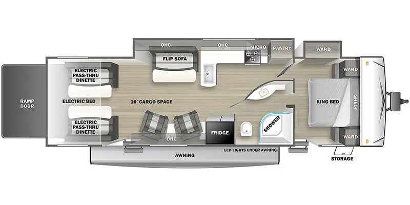 Forest River Stealth KS3016G floor plan
