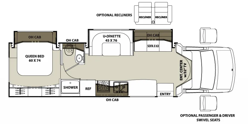 Coachmen Concord 300DS floor plan