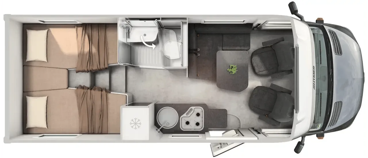 Hymer ML-T Xperience 570 floor plan