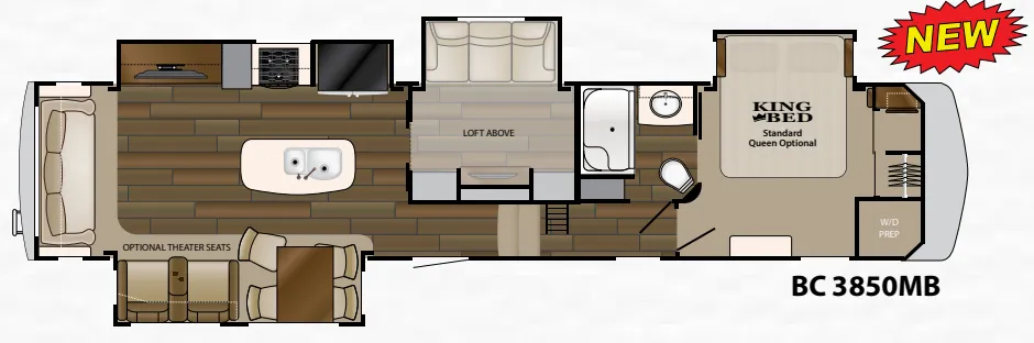 Heartland Big Country 3850MB floor plan