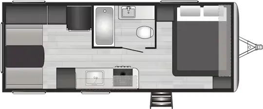Keystone Springdale 179QBWE floor plan