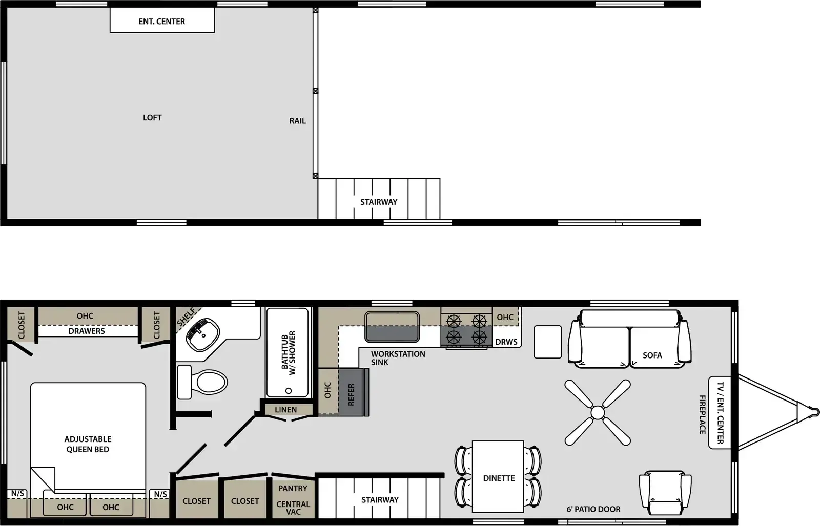 Forest River Quailridge Premier 40CKCL-P floor plan