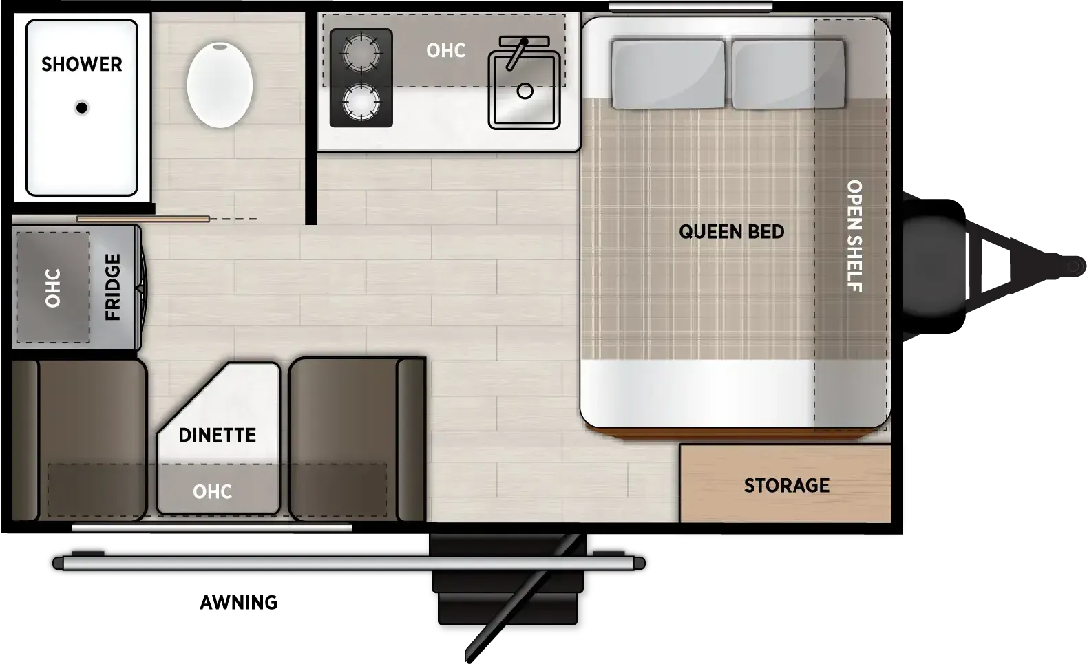 Forest River Wildwood FSX 135ICE floor plan