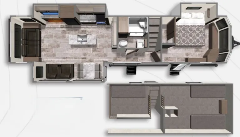 Dutchmen Aspen Trail 391LOFT floor plan