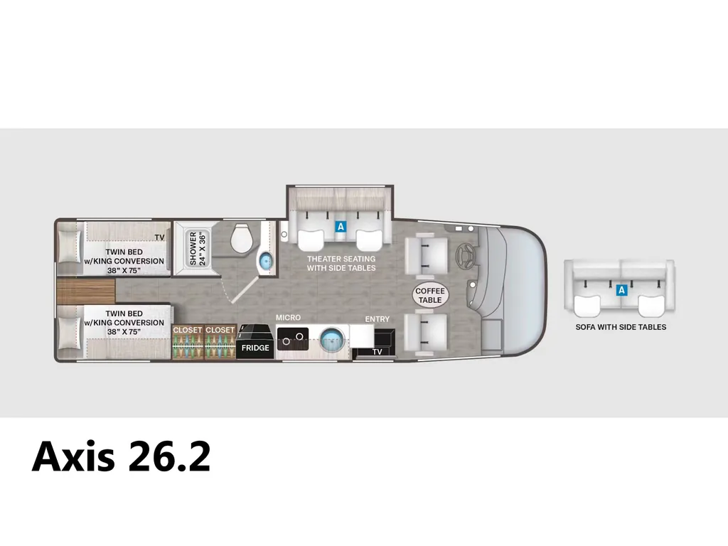 2026 Thor Motor Coach Axis 26.2, Photos photo 9