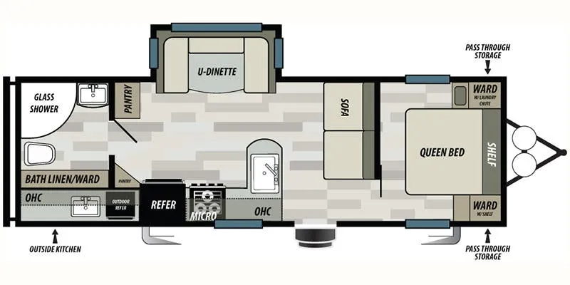 Forest River Sonoma 2402RB floor plan