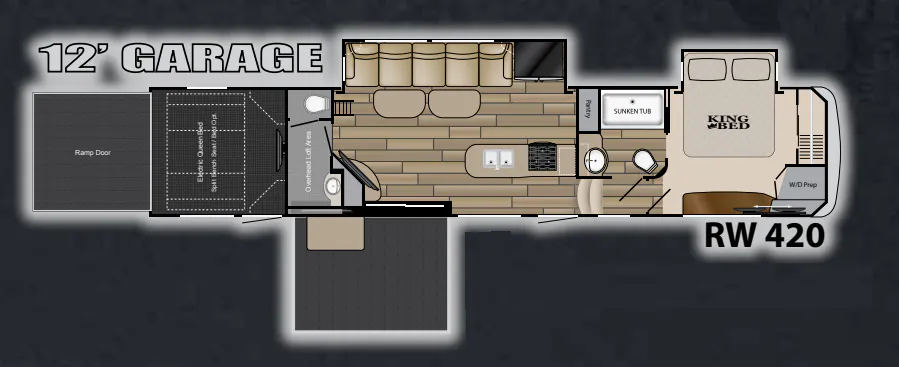 Heartland Road Warrior 420 floor plan