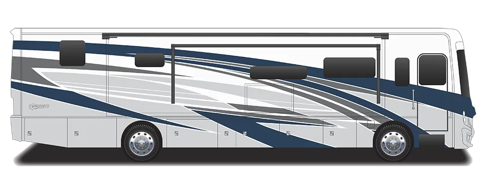Fleetwood Discovery 38N exterior