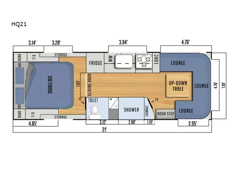 2022 Black Series Black Series HQ21 - Floor plan