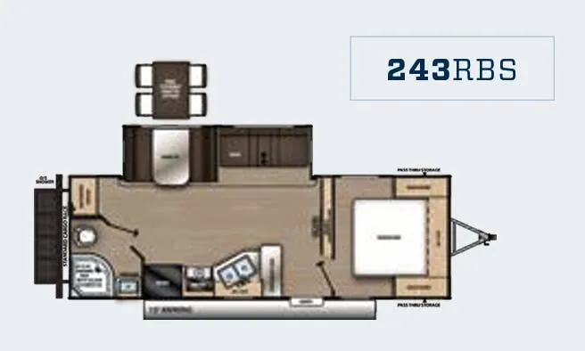 Coachmen Catalina Legacy Edition 243RBS floor plan