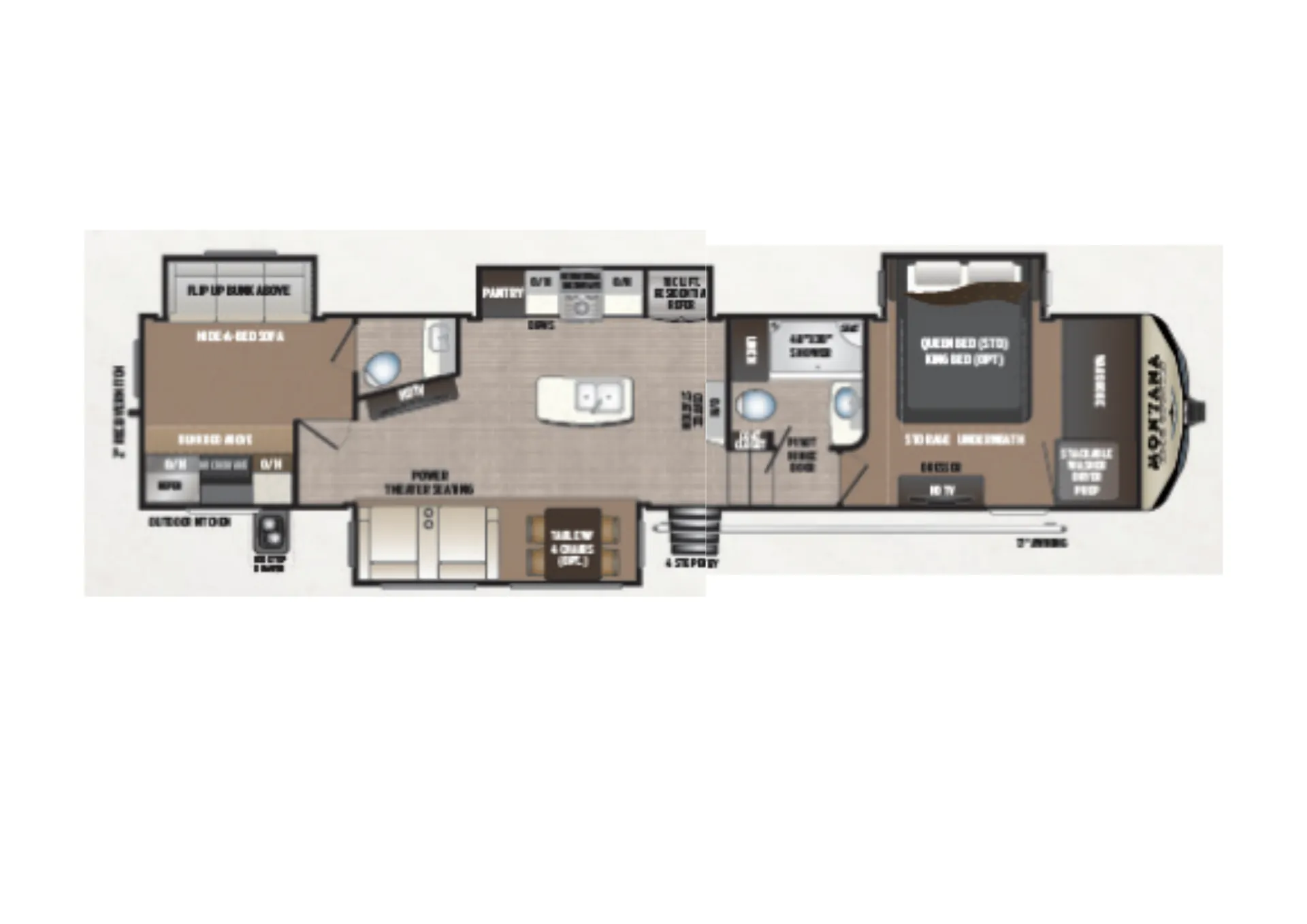 Keystone Montana High Country 364BH floor plan