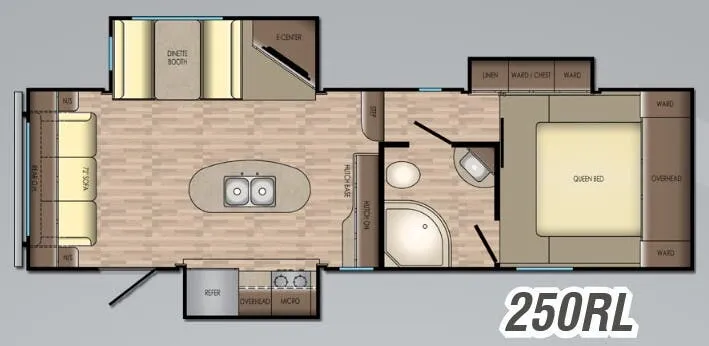 CrossRoads Volante 250RL floor plan