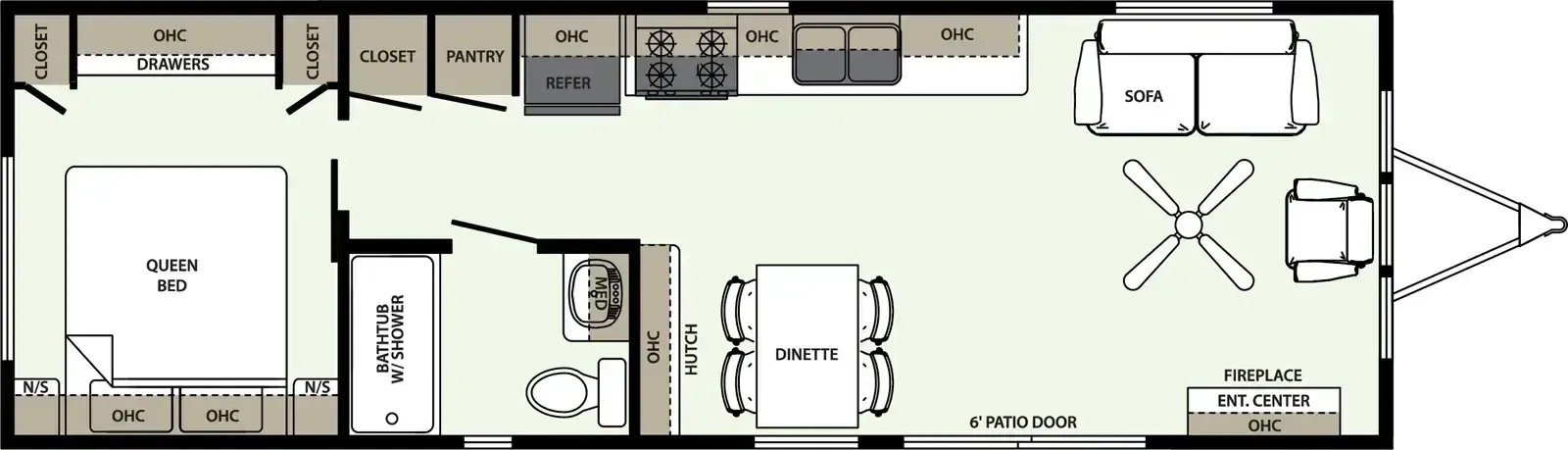 Forest River Quailridge Canada 355FL-C floor plan