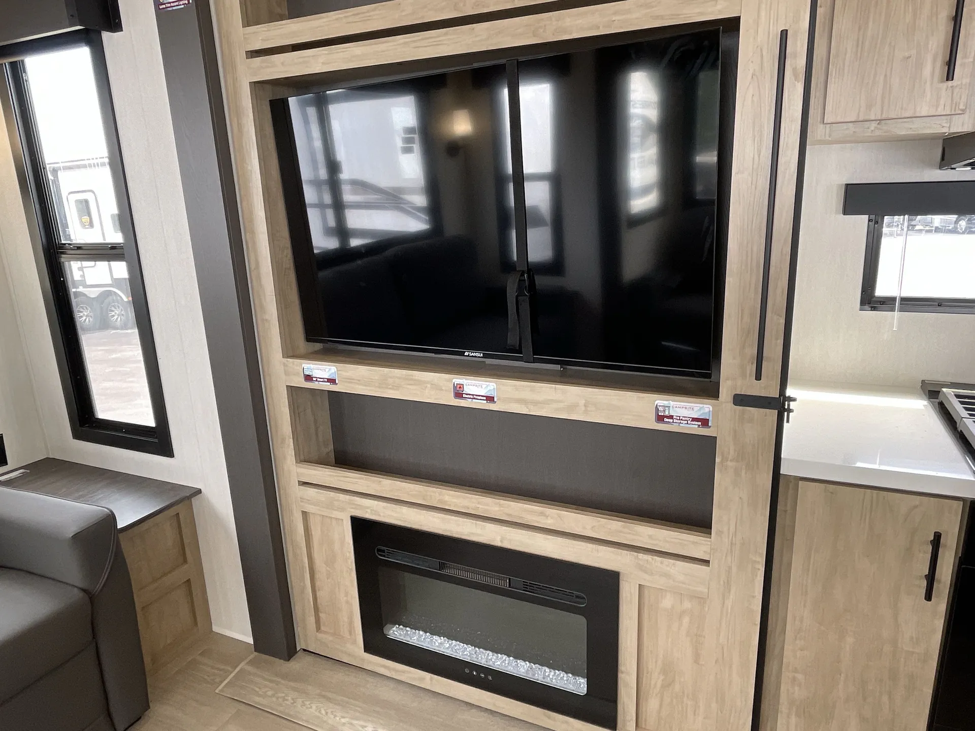2026 Forest River Campsite Elite 32BAM — entertainment center
