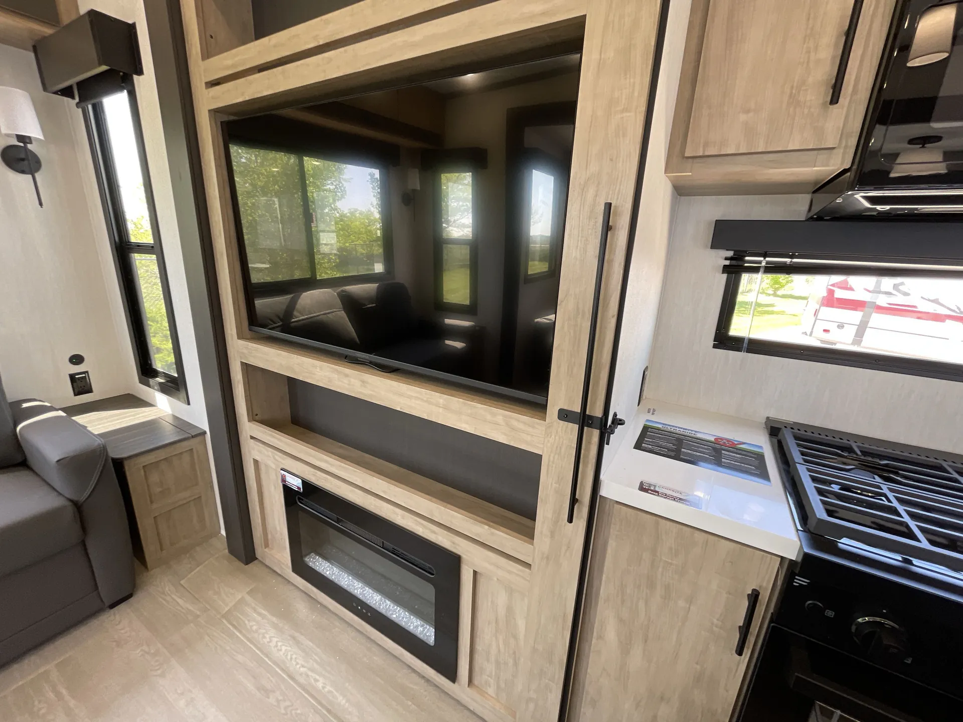 2026 Forest River Campsite Elite 36RF — entertainment center