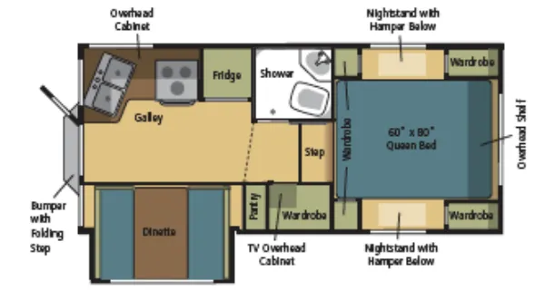 Adventurer Eagle Cap 1050 floor plan