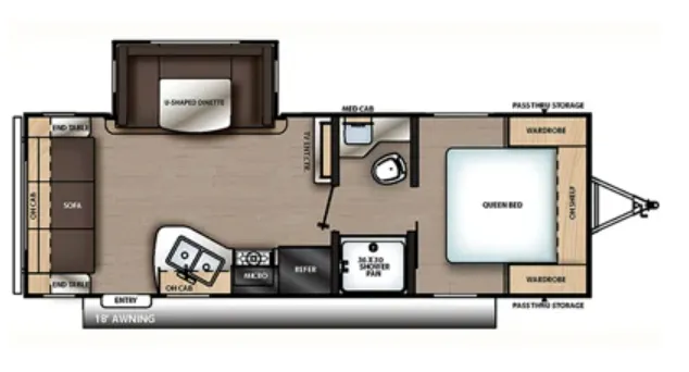 Coachmen Catalina Summit Series 8 8 231MKS floor plan