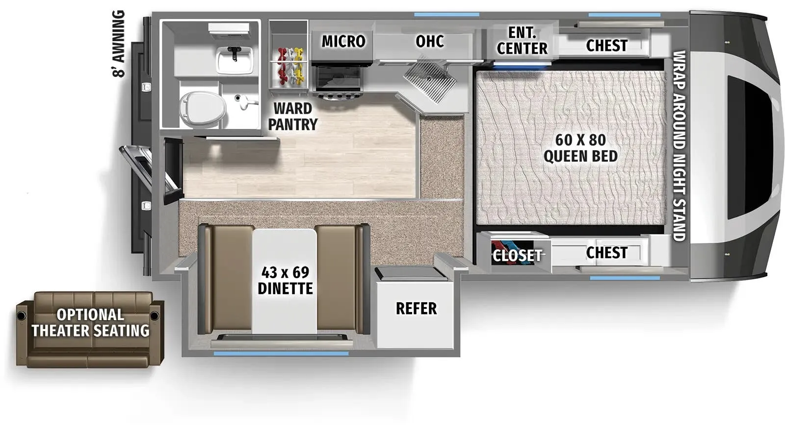 2026 Palomino Real-Lite HS-1914 - Floor plan