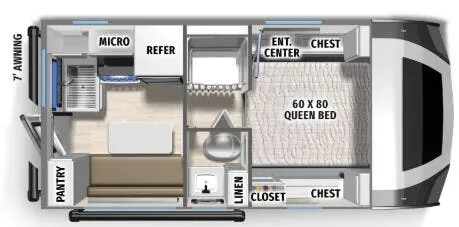 Palomino Real-Lite HS-2110 floor plan