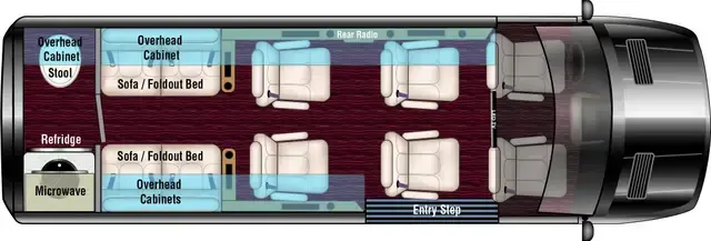 Midwest Luxe Cruiser D6 floor plan