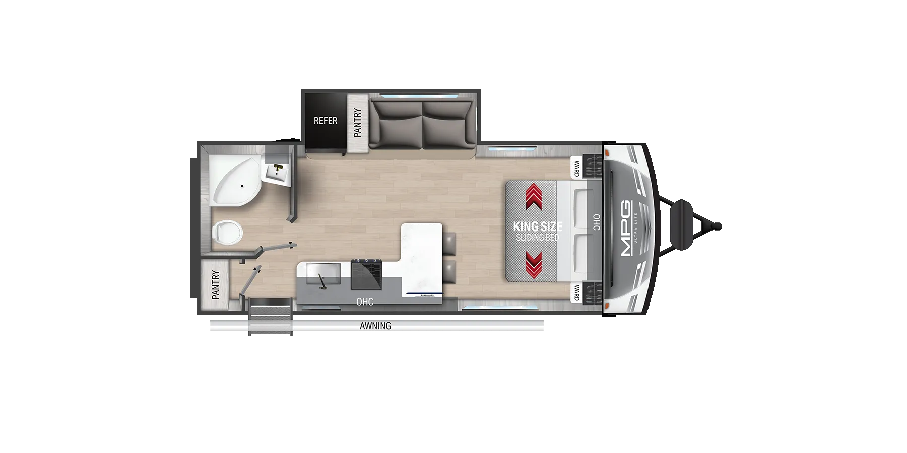 2025 Cruiser RV MPG 2110RB - Floor plan