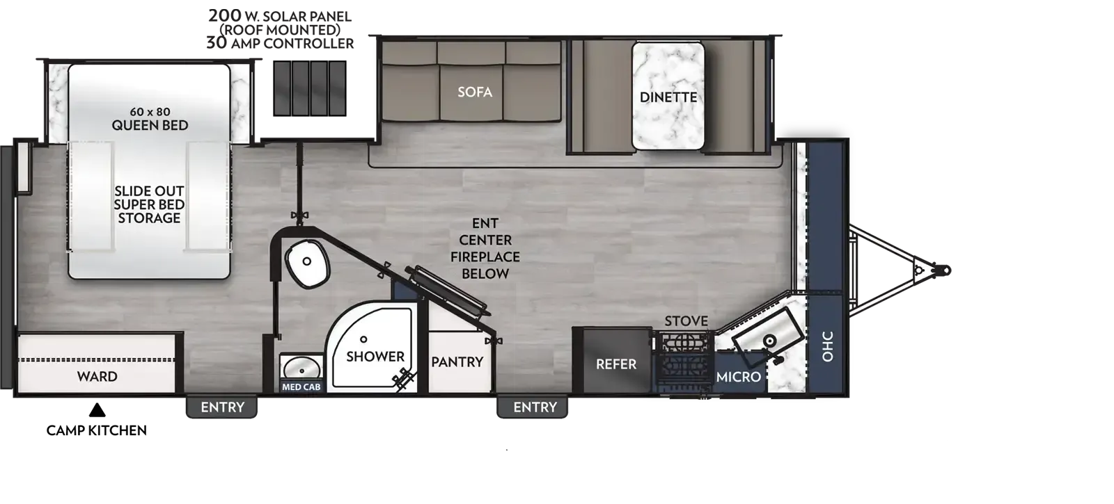 Coachmen Apex Ultra-Lite 243FKS floor plan