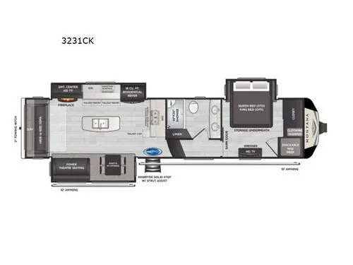 2021 Keystone Montana 3231CK, Photos photo 2