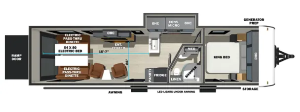Forest River Shockwave 2900 floor plan