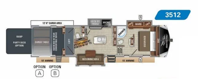 Jayco Seismic 3512 floor plan