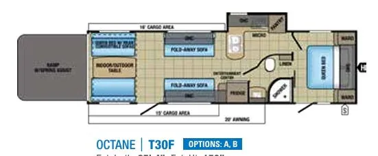 Jayco Octane T30F floor plan