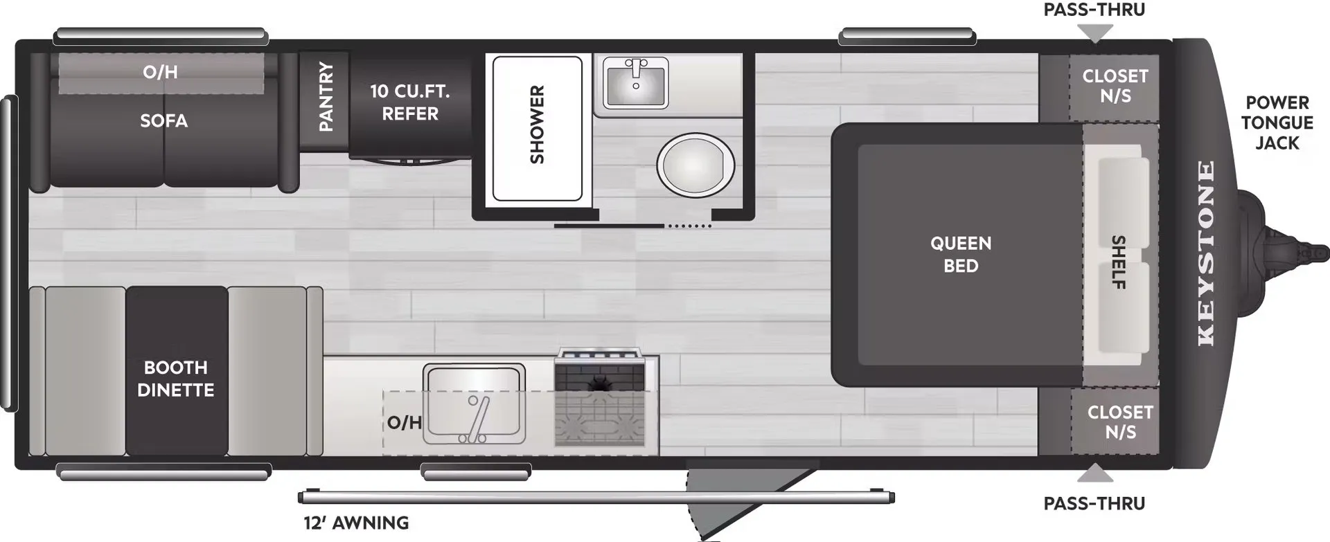 Keystone Springdale Classic 200RLCWE floor plan