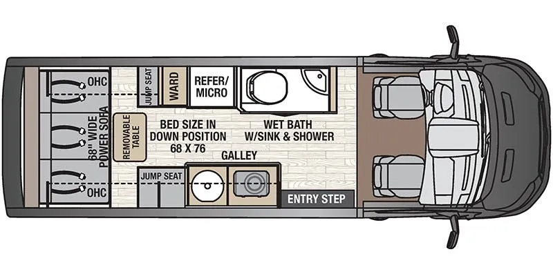 2020 Coachmen Beyond 22C RWD - Floor plan