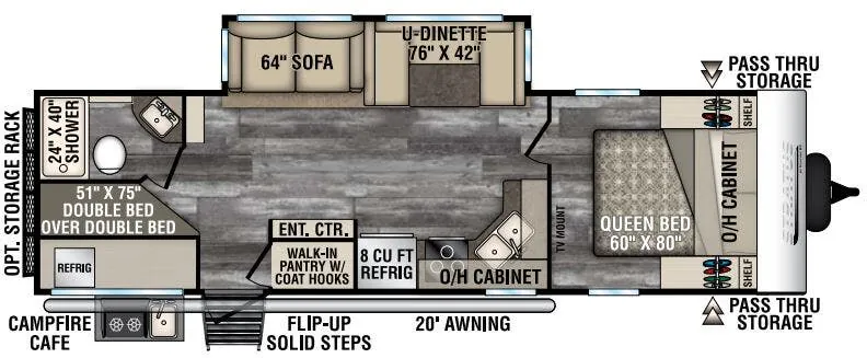 Venture RV Stratus SR281VBH floor plan