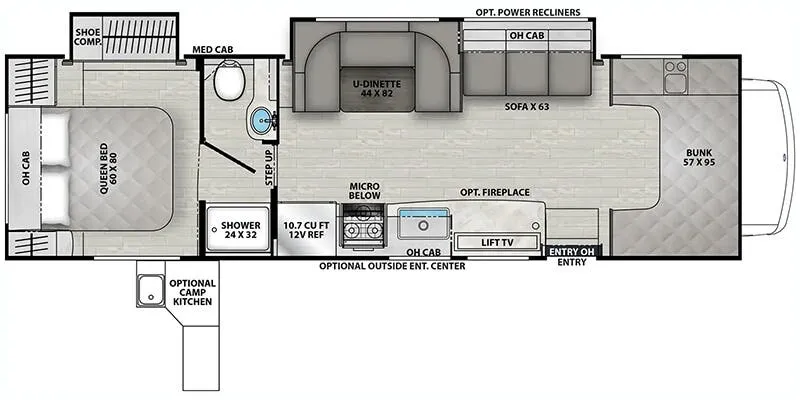 2026 Coachmen Leprechaun 319MB - Floor plan