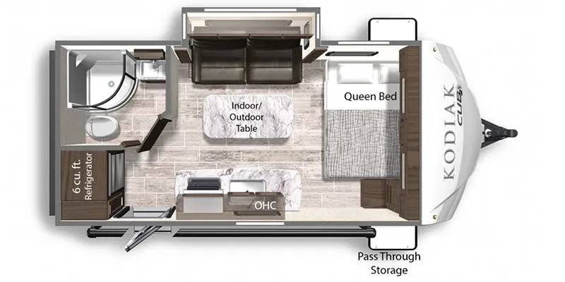 Dutchmen Kodiak Cub 178RB floor plan