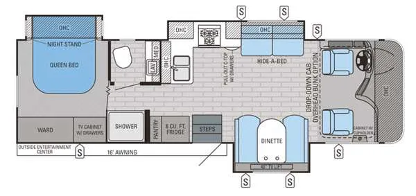 2015 Jayco Precept 31UL - Floor plan