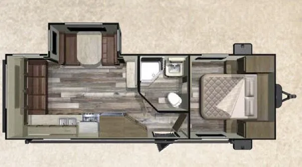 Starcraft Mossy Oak 23RLS floor plan
