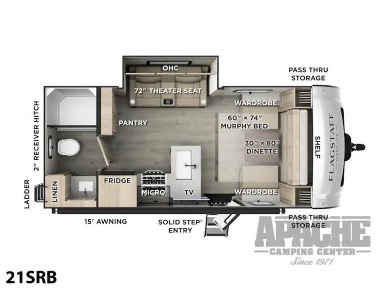 2026 Forest River RV Flagstaff Micro Lite 21SRB - Photo 2